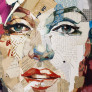 Marilyn -Retrato en Collage